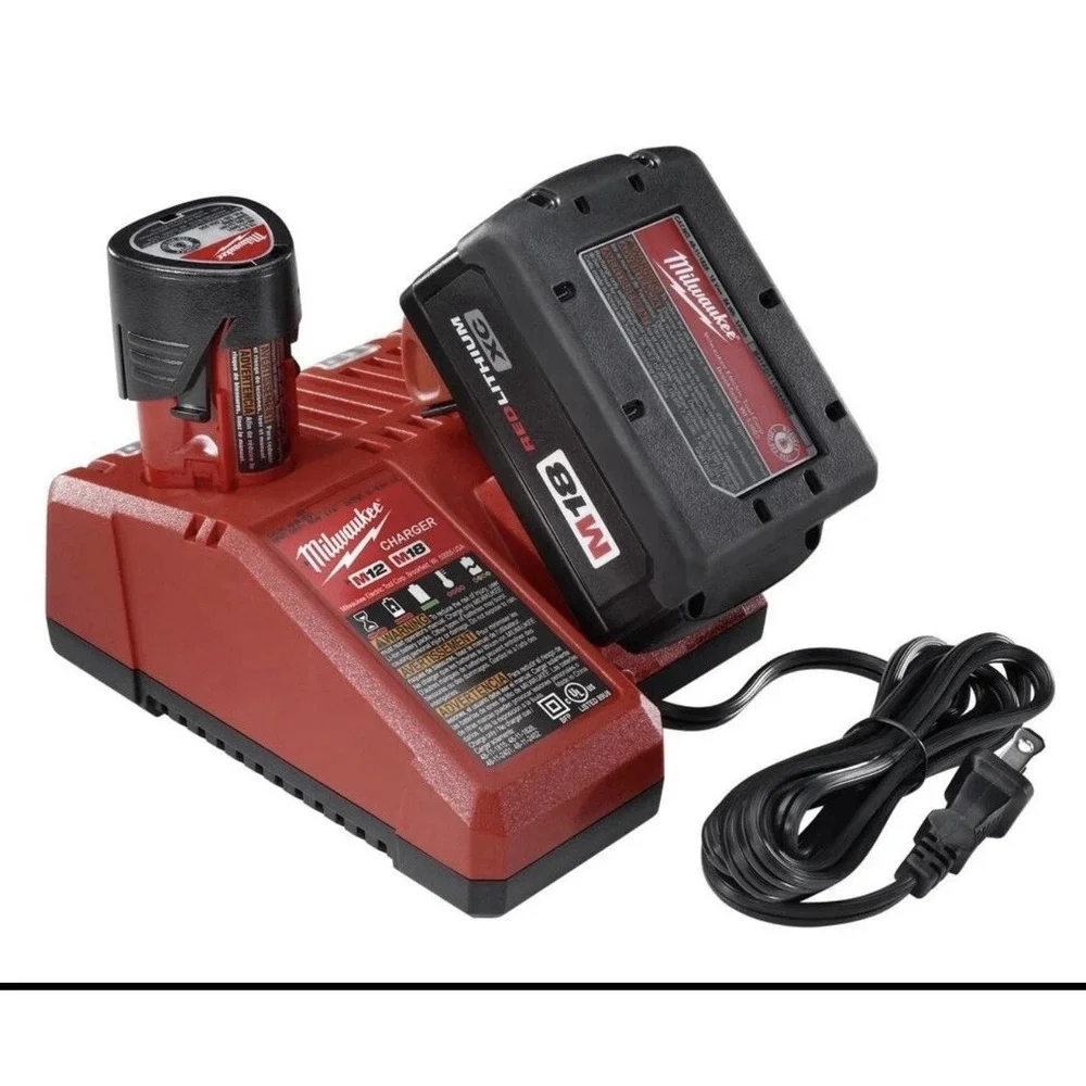 Milwaukee M12 M18 Battery Charger 48-59-1812 Genuine Li-Ion Multi-Volt Combo NEW